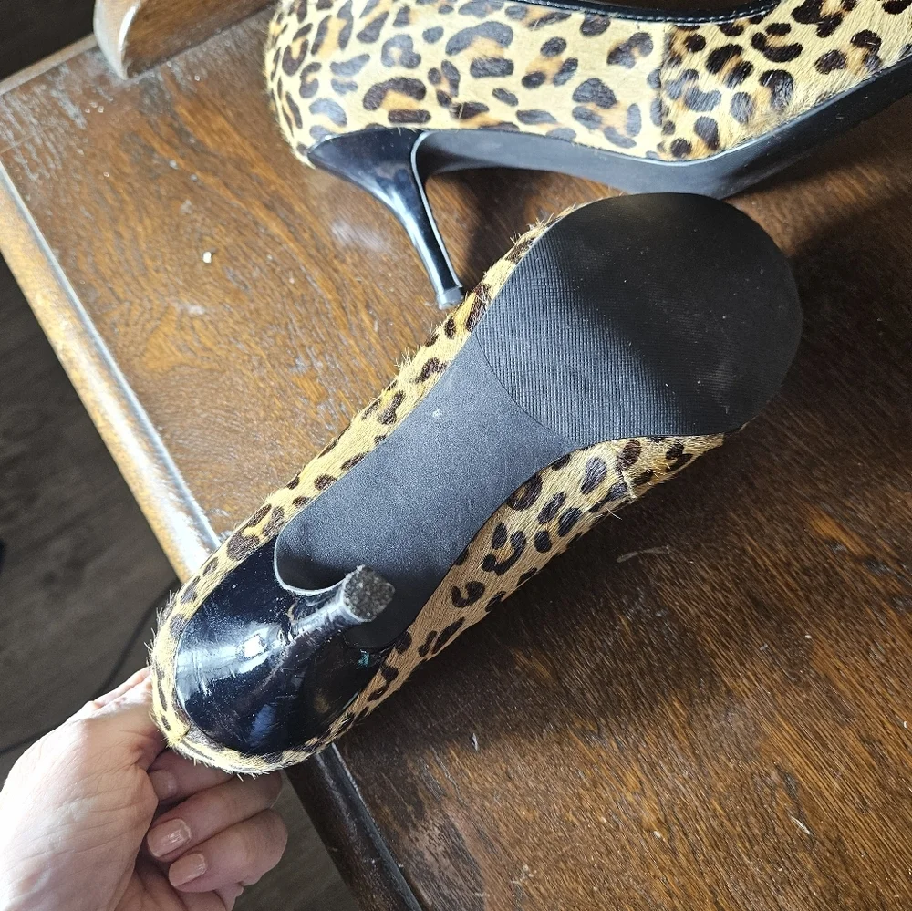 Leopard Print Heels - Picture 11 of 14